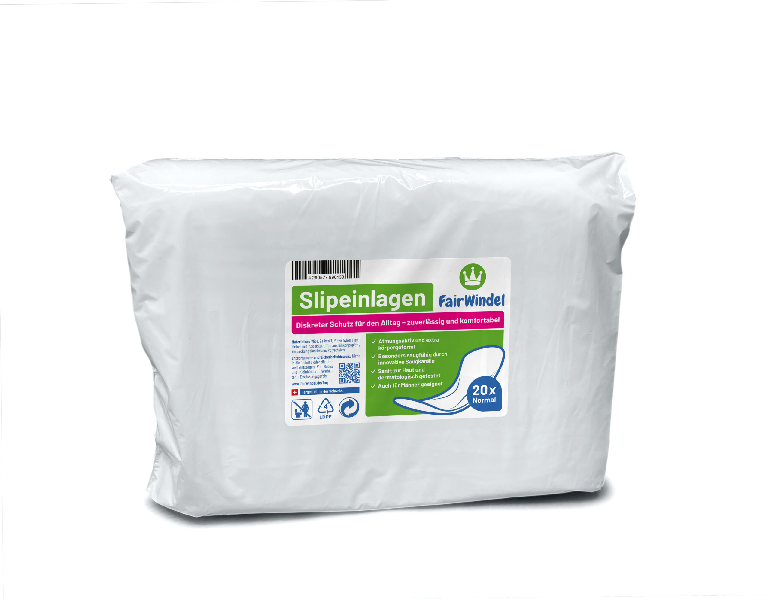 Slipeinlagen PureFair 20stk Slipeinlagen PureFair 20stk